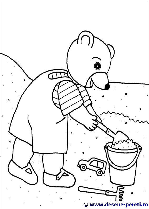 Little Brown Bear desene de colorat
